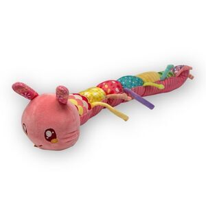 Musical Caterpillar Stuffed Plush Animal Developmental Baby Toy Pink No Brand